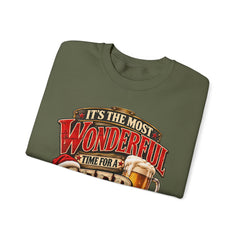 It’s the Most Wonderful Time for a Beer Crewneck Sweatshirt - Christmas