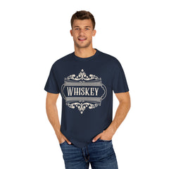 WHISKEY - Victorian label - T-shirt - Military Branches, Right to Bear Arms, American Flag