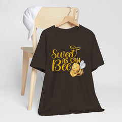 Sweet As Can Bee - Unisex Jersey Tee - Cute Bee Graphic T-Shirt