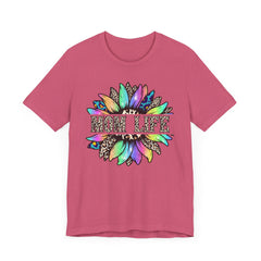 Sunflower Leopard Mom Tee