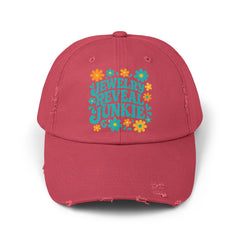 Jewelry Reveal Junkie Distressed Cap | Unisex Cap for Jewelry Lovers, Vintage Style, Boho Vibe
