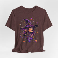 Enchanting Witch Graphic Tee - Perfect for Halloween, Gifts, Parties, Casual Wear, and Witchy Vibes