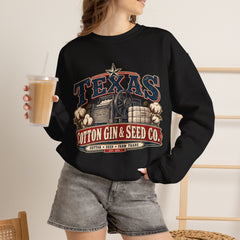 Texas Cotton Gin & Seed Co. Crewneck Sweatshirt - Southern Heritage