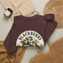 Blackberry Picking Club Crewneck Sweatshirt — Vintage Fruit Patch Design