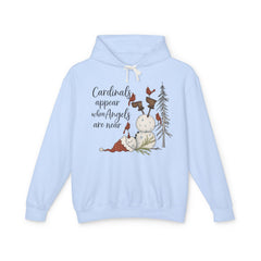 Inspirational Hoodie: Cardinals Appear When Angels Are Near - Comfort Colors