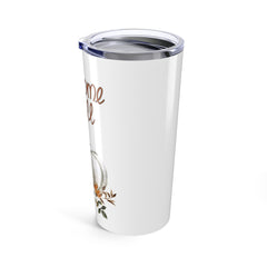 Welcome Fall  20oz Tumbler - White Pumpkin