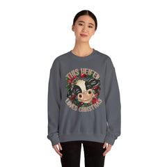 Christmas Cow Sweatshirt