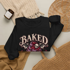 Baked With Bad Intentions Sweatshirt - Halloween Vibes