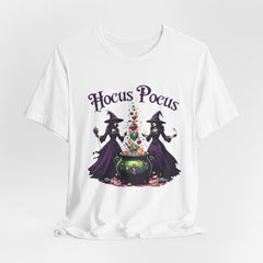 Hocus Pocus Halloween T-Shirt, Witch Tee, Unisex Halloween Shirt, Spooky Season Apparel, Costume Party Top
