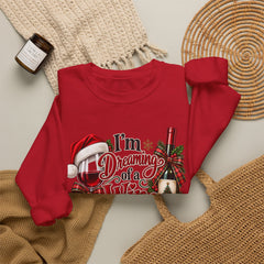 "I'm Dreaming of a Wine Christmas" Holiday Crewneck