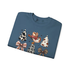 Rustic Coquette Christmas Sweatshirt