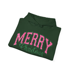 Merry Christmas Hoodie - Glitter effects but no glitter
