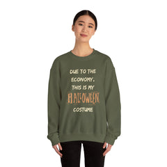 Halloween Humor Crewneck Sweatshirt, Funny Sweatshirt, Unisex Halloween Apparel, Costume Sweatshirt, Fall Fashion, Gift Idea
