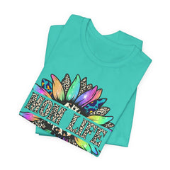 Sunflower Leopard Mom Tee