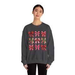 Christmas Red Bow Sweatshirt