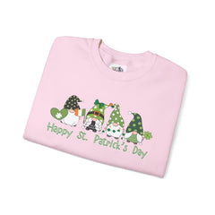 Gnomes Crewneck Sweatshirt - Unisex Happy St. Patrick's Day Apparel