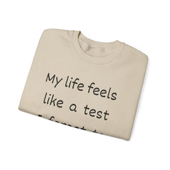 Funny Unisex Sweatshirt - I forgot to study