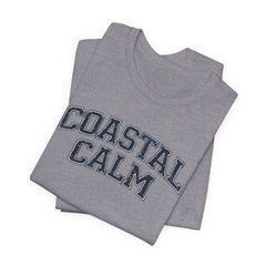 Coastal Calm Tee — Relaxed Beach Vibes Short Sleeve Shirt