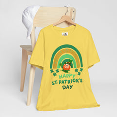 St. Patrick's Day Rainbow LeprechaunTee - Unisex Short Sleeve Shirt