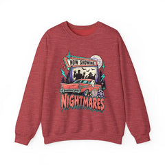 Nightmares Retro Movie Crewneck Sweatshirt- Halloween Vibes