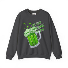 St. Patrick's Day Unisex Crewneck Sweatshirt - Let the Shenanigans Begin