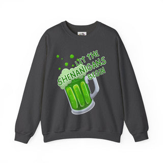 St. Patrick's Day Unisex Crewneck Sweatshirt - Let the Shenanigans Begin