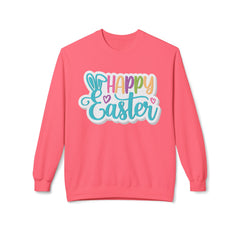 Happy Easter Unisex Midweight Softstyle Fleece Crewneck Sweatshirt