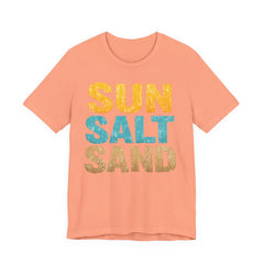 Sun Salt Sand Beach T-Shirt — Retro Coastal Summer Tee