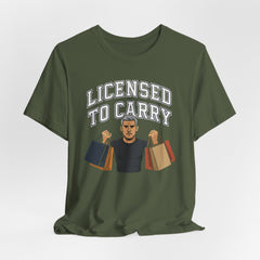 Funny Marriage License Unisex Te, License to carry