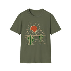 Desert Sunset T-Shirt — Cactus Mountain Graphic Tee