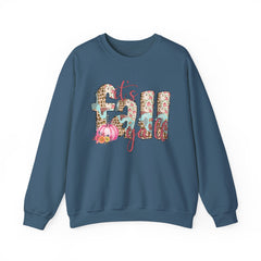 Cozy It’s Fall Y’all Sweatshirt with Floral Design, Perfect for Autumn Style, Thanksgiving Gift, Casual Wear, Seasonal Comfort