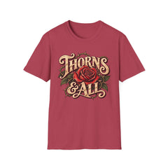 Thorns & All Rose Graphic T-Shirt - Love - Valentine