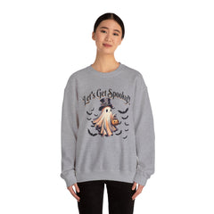 Spooky Ghost Crewneck Sweatshirt, Funny Halloween Sweatshirt, Cozy Fall Fashion, Unisex Sweater, Ghost Lover Gift