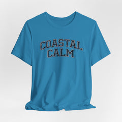 Coastal Calm Tee — Relaxed Beach Vibes Short Sleeve Shirt