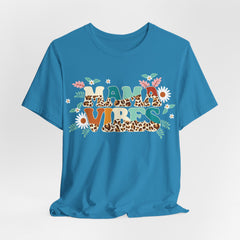Tropical Mama Vibes Unisex Jersey Tee - Perfect for Summer & Holidays