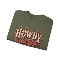 Howdy Valentine Crewneck Sweatshirt