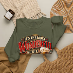 It’s the Most Wonderful Time for a Beer Crewneck Sweatshirt - Christmas