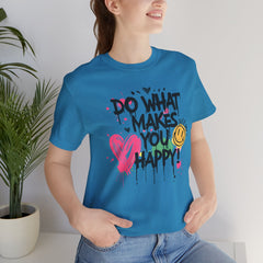 Do What Makes You Happy Tee | Unisex Jersey Short Sleeve Shirt, Positive Vibes Shirt, Gift for Friends, Uplifting Apparel, Casual [...]