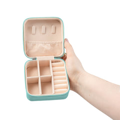 Compact 'Time To Hive' Jewelry Travel Case – Portable Ring & Earring Organizer