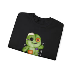 Fun Voodoo Doll Sweatshirt, Unapologetically Myself Crewneck, Cozy Gift for Halloween, Casual Wear, Self-Love Apparel