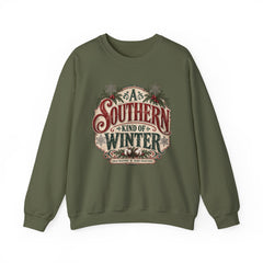 Southern Kind of Winter Crewneck Sweatshirt- Christmas