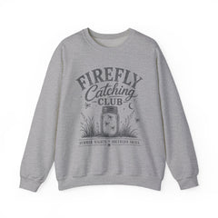 Firefly Catching Club Sweatshirt — Vintage Mason Jar Summer Nights Crewneck - Southern Heritage