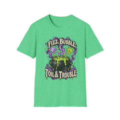 Fizz, Bubble Witch Tee — "Fizz, Bubble, Toil & Trouble" Halloween Graphic T-Shirt BP
