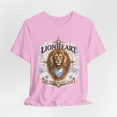 Lionheart T-Shirt — "Let Your Heart Lead" Lion Graphic Tee