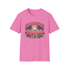 Expensive Taste Social Club T-Shirt — Retro Palm & Classic Car Tee