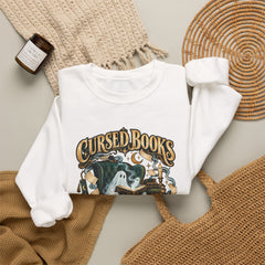 Cursed Books & Cozy Nooks Sweatshirt — Gothic Reading - Halloween BP