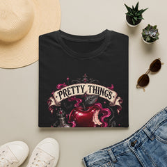 ‘Pretty Things Can Be Poison' Gothic Apple Graphic Tee- Poison Apple