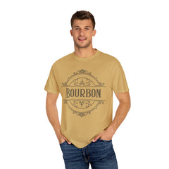 BOURBON - Victorian Label  - T-shirt - Military Branches, Right to Bear Arms, American Flag