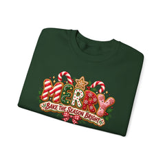 Christmas Cookie 'Make The Season Bright' Crewneck Sweatshirt