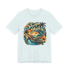 Shell Yeah! Turtle Graphic Tee — Tropical Beach Surf T-Shirt